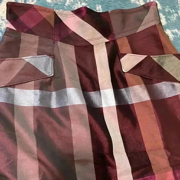 Magnificent lined metallic vintage 50s 60s pencil skirt small - Picture 3 of 5